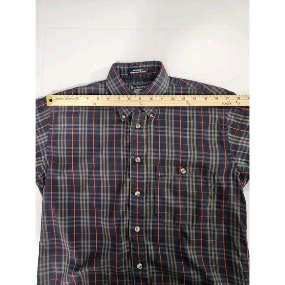 Burberrys Men's Vintage Nova Check Cotton Button‎ Up Shirt Small - Picture 5 of 9